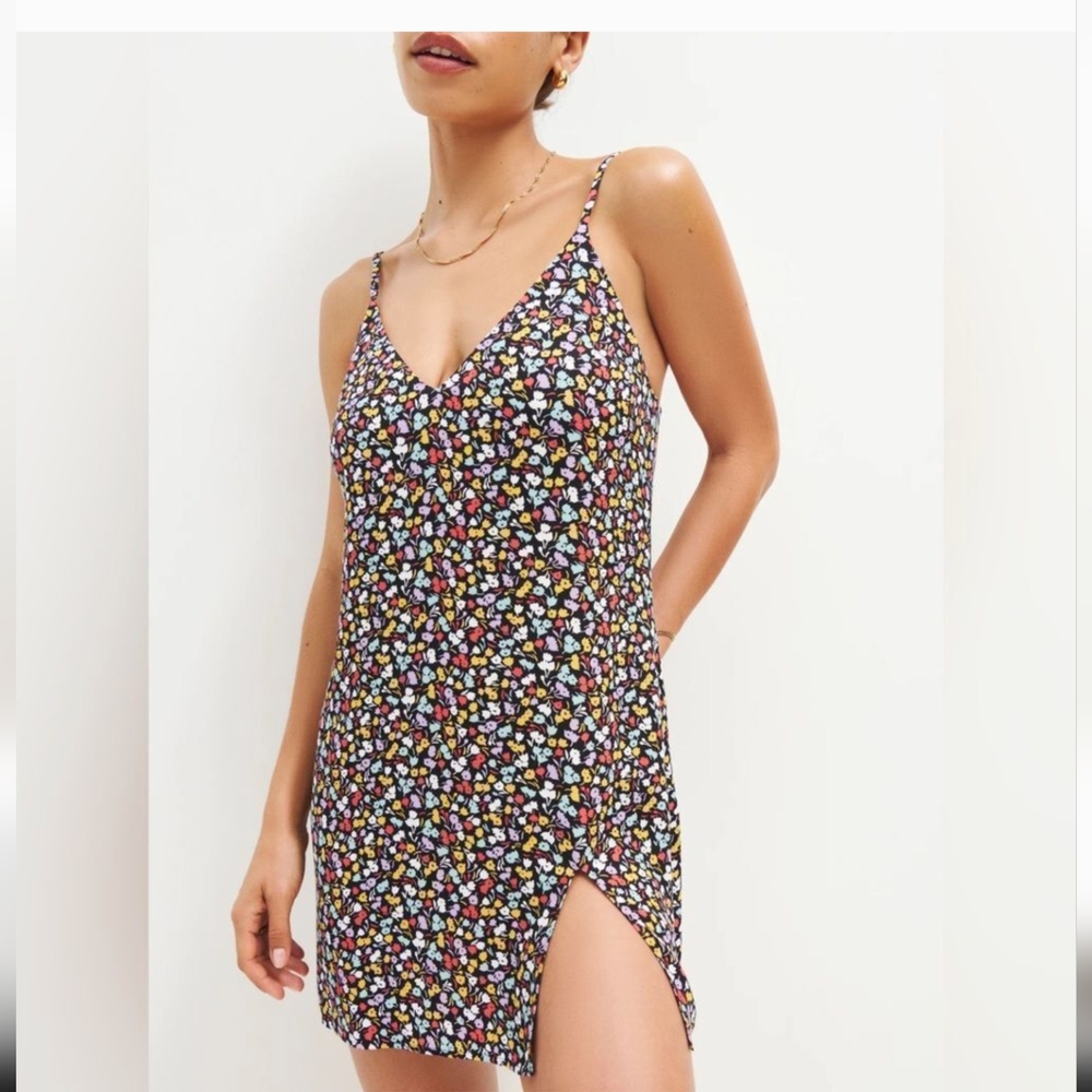 NWT Reformation Marlowe Nolita Floral Mini Dress Large